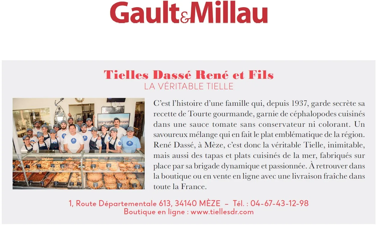 TIELLES DR Guide Occitanie Gault Millau